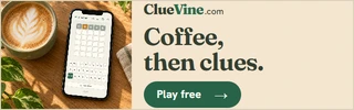 ClueVine: Your brain’s morning stretch. Take a puzzle break.