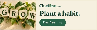 ClueVine: Your streak, in bloom. Play free.