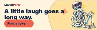 LaughParty: A little laugh goes a long way. Find a joke.