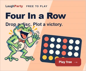 LaughParty: Four In a Row Connect four before the AI spots your winning move. Play free.