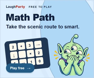 LaughParty: Math Path Choose a path through the numbers. Hit the target exactly. Play free.
