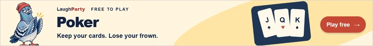 LaughParty: Poker Five-card draw, just for fun. Hold, draw and enjoy the hand. Play free.