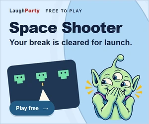 LaughParty: Space Shooter Dodge enemy waves, grab power-ups and take on bosses. Play free.