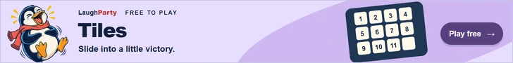 LaughParty: Tiles Shuffle your way to order in the classic number puzzle. Play free.