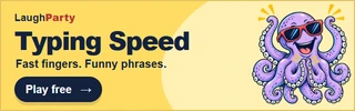 LaughParty: Typing Speed Play free.