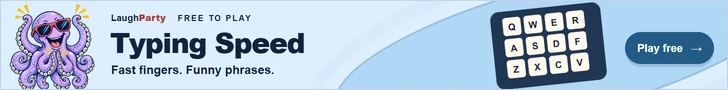 LaughParty: Typing Speed Race the clock while typing words that make you smile. Play free.