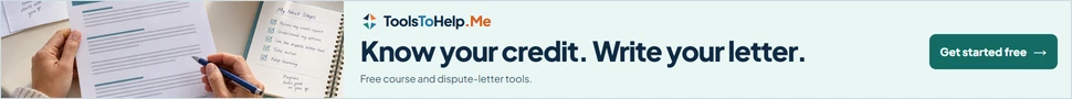 ToolsToHelp.Me: Know your credit. Write your letter. A free course and tools to write your own dispute letters. You review, sign and mail. Get started free.