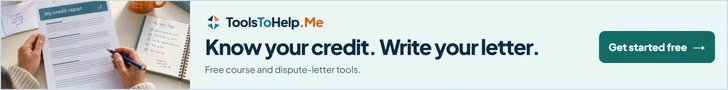 ToolsToHelp.Me: Know your credit. Write your letter. A free course and tools to write your own dispute letters. You review, sign and mail. Get started free.