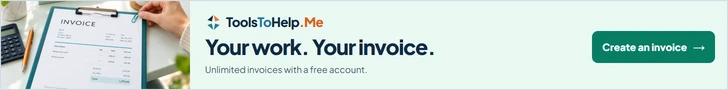 ToolsToHelp.Me: Your work. Your invoice. Build, save and share unlimited invoices with a free account. Create an invoice.