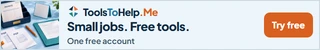 ToolsToHelp.Me: Small jobs. Free tools. Explore free tools.