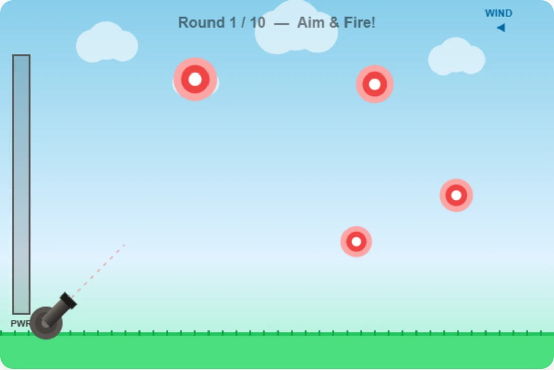Cannon gameplay