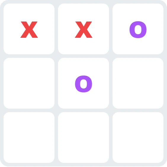Tic Tac Toe gameplay