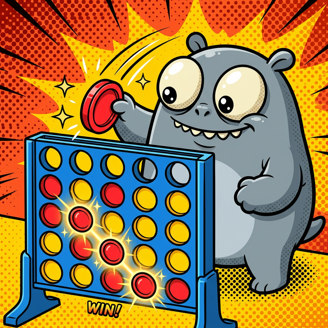 Four In a Row on LaughParty