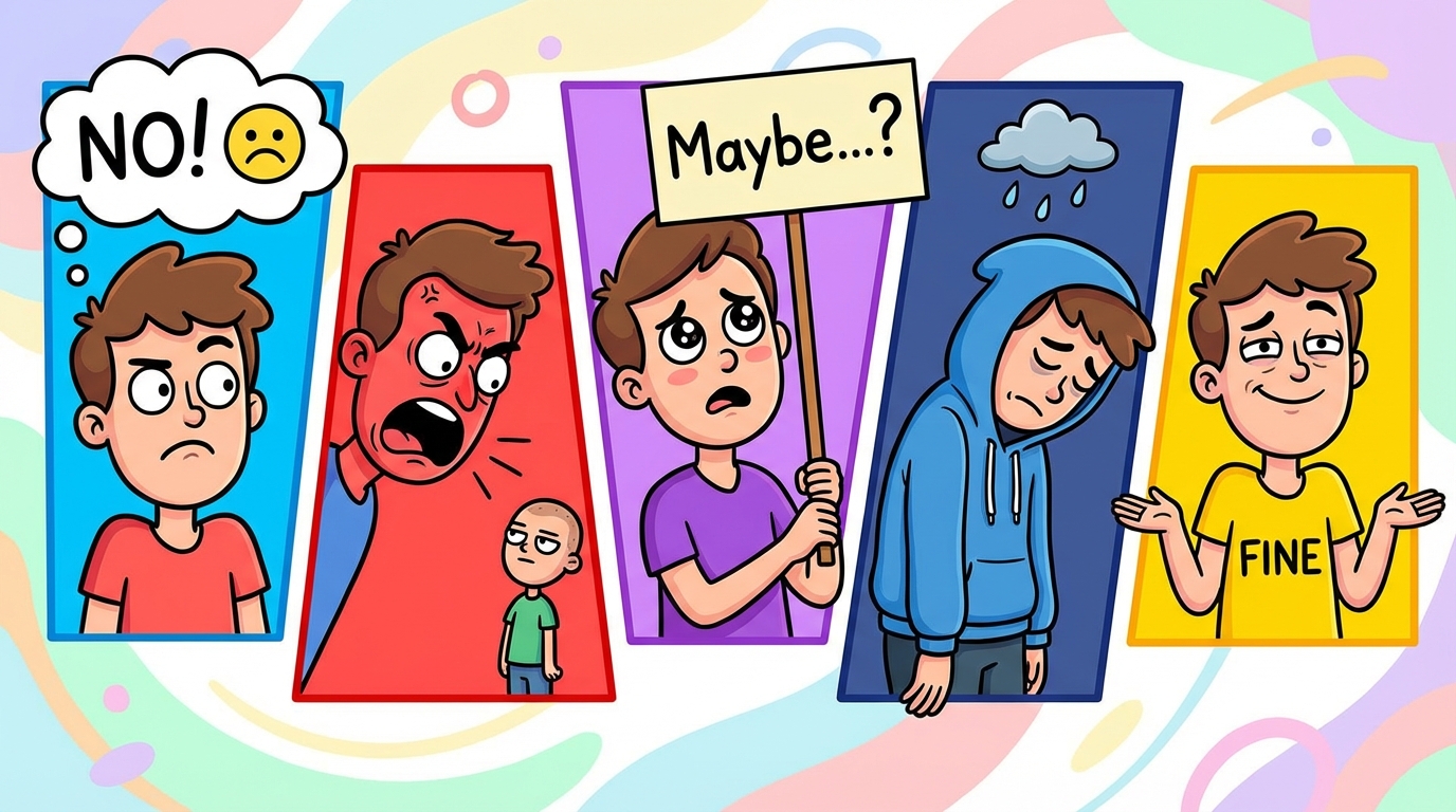 5 Stages of Grief Experienced After Realizing You Are Losing the Argument You Started