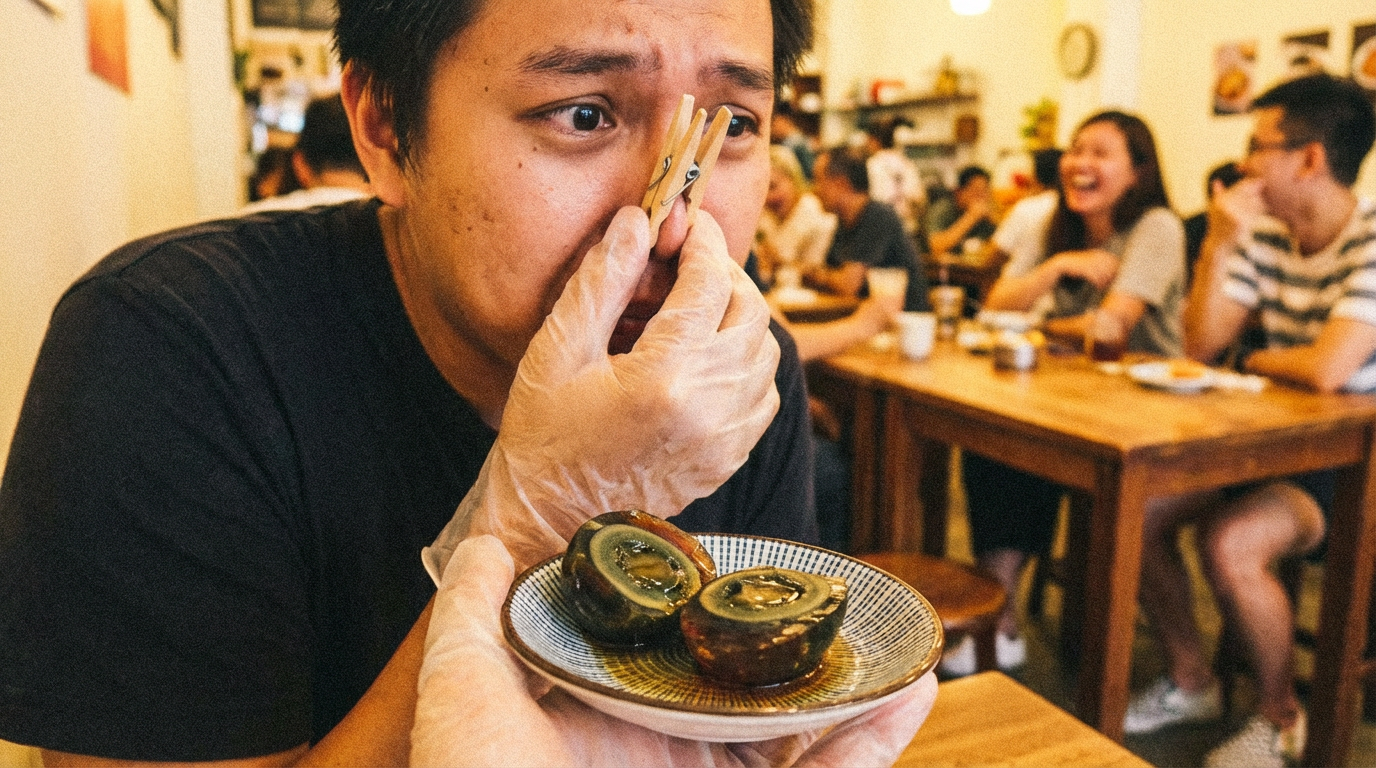 Century Egg Challenge: How to Eat Something That Looks Like a Dinosaur’s Mistake and Smells Like a Janitor’s Closet