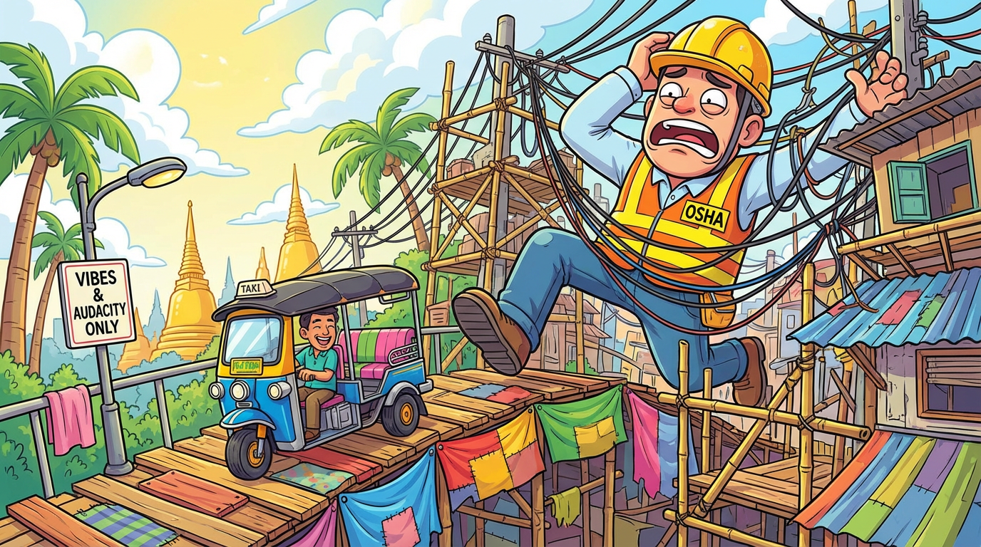 OSHA’s Final Boss: Why Thailand’s Infrastructure Is Held Together by Vibes and Audacity