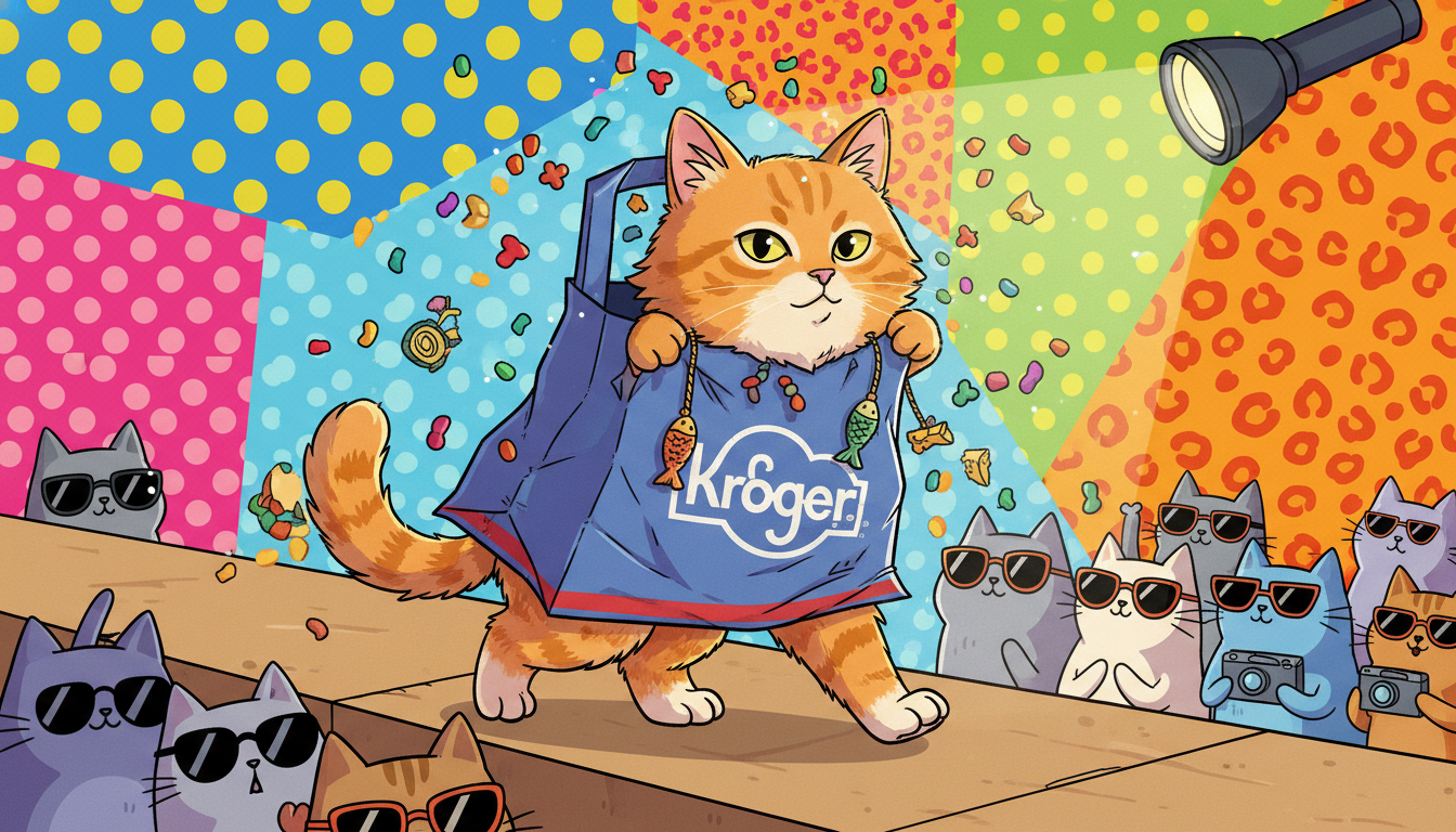 Forget Gucci: Why This Local Cat Is Rocking a Kroger Bag for Feline Fashion Week