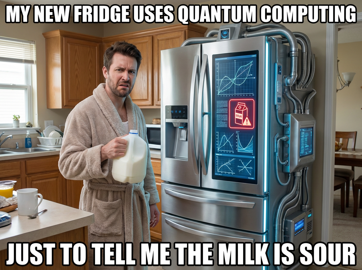 The Quantum Computing Smart Fridge