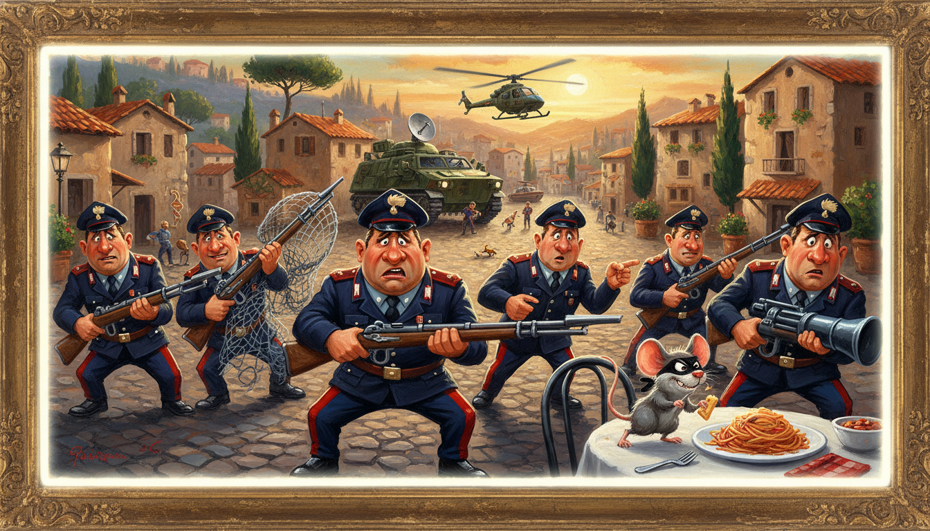 Italian Police Launch Full Scale Military Operation to Catch a Single Tiny Thief