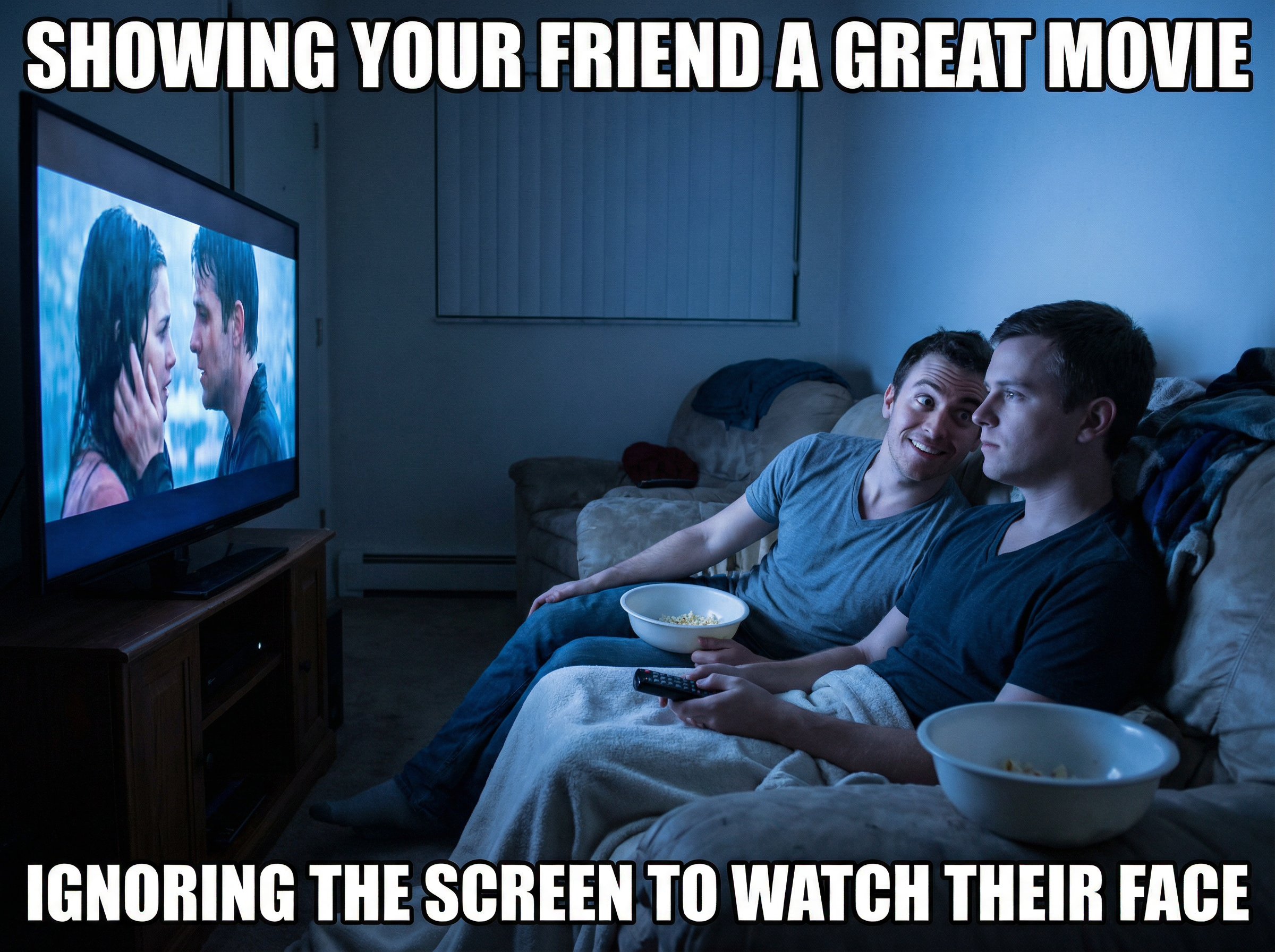 The Movie Reaction Stare Down