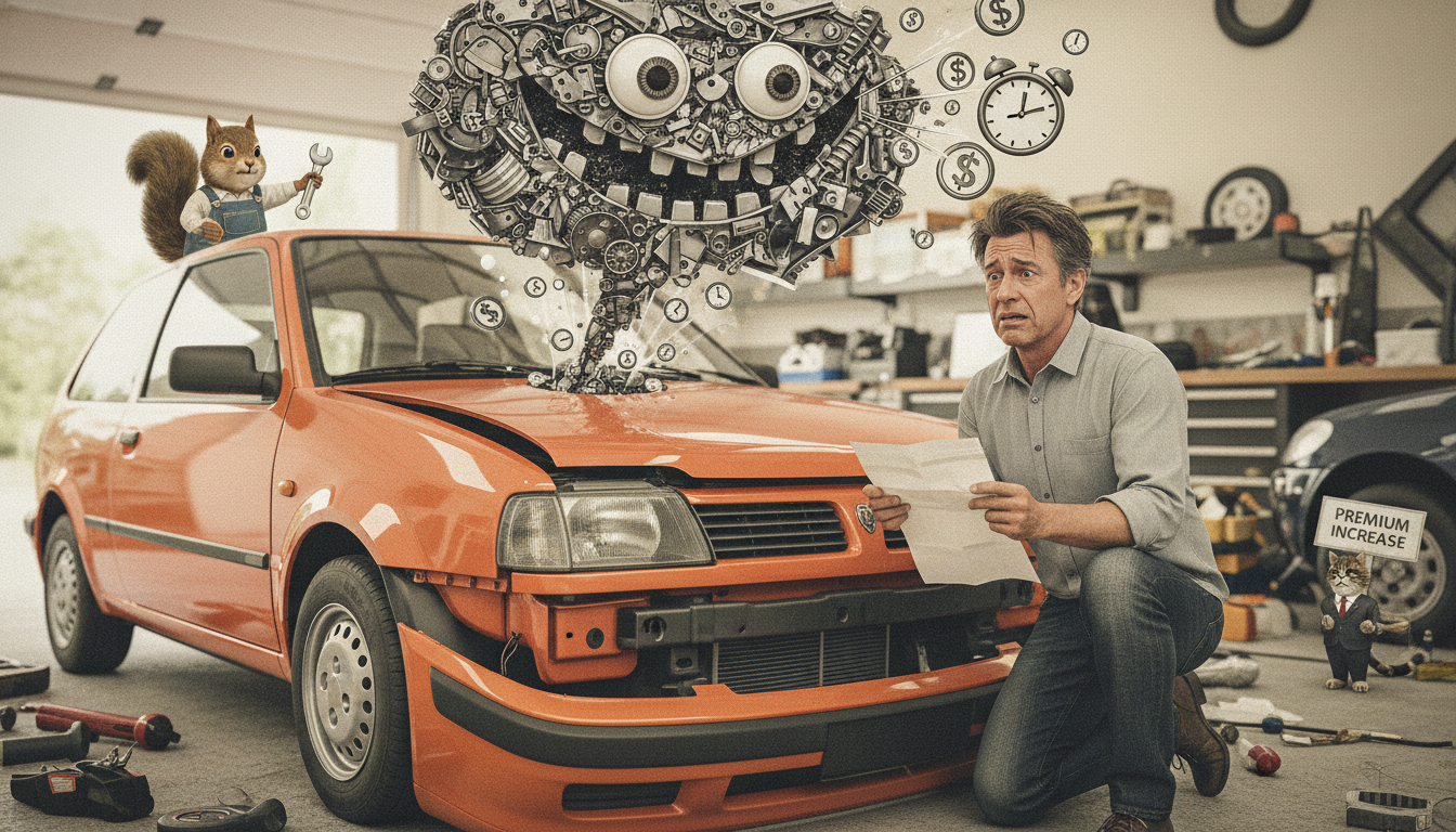 Crunch Time: 10 Hilarious Ways Your Car Just Told You Your Insurance Is Going Up