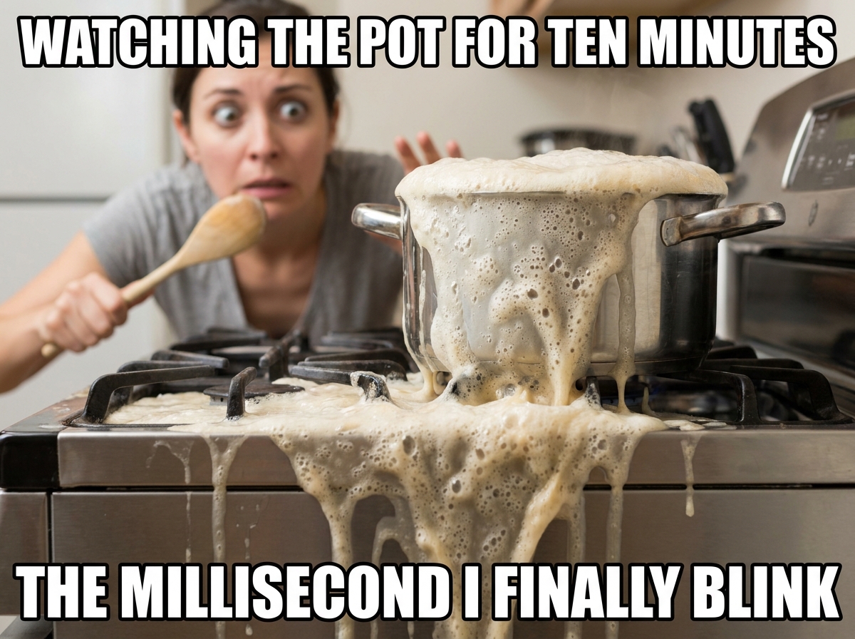 The Pasta Water Eruption Millisecond