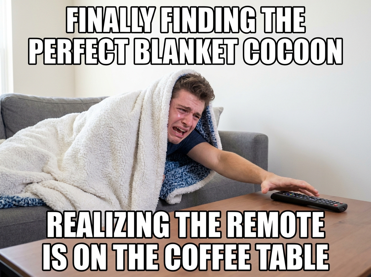 The Unreachable Television Remote Tragedy