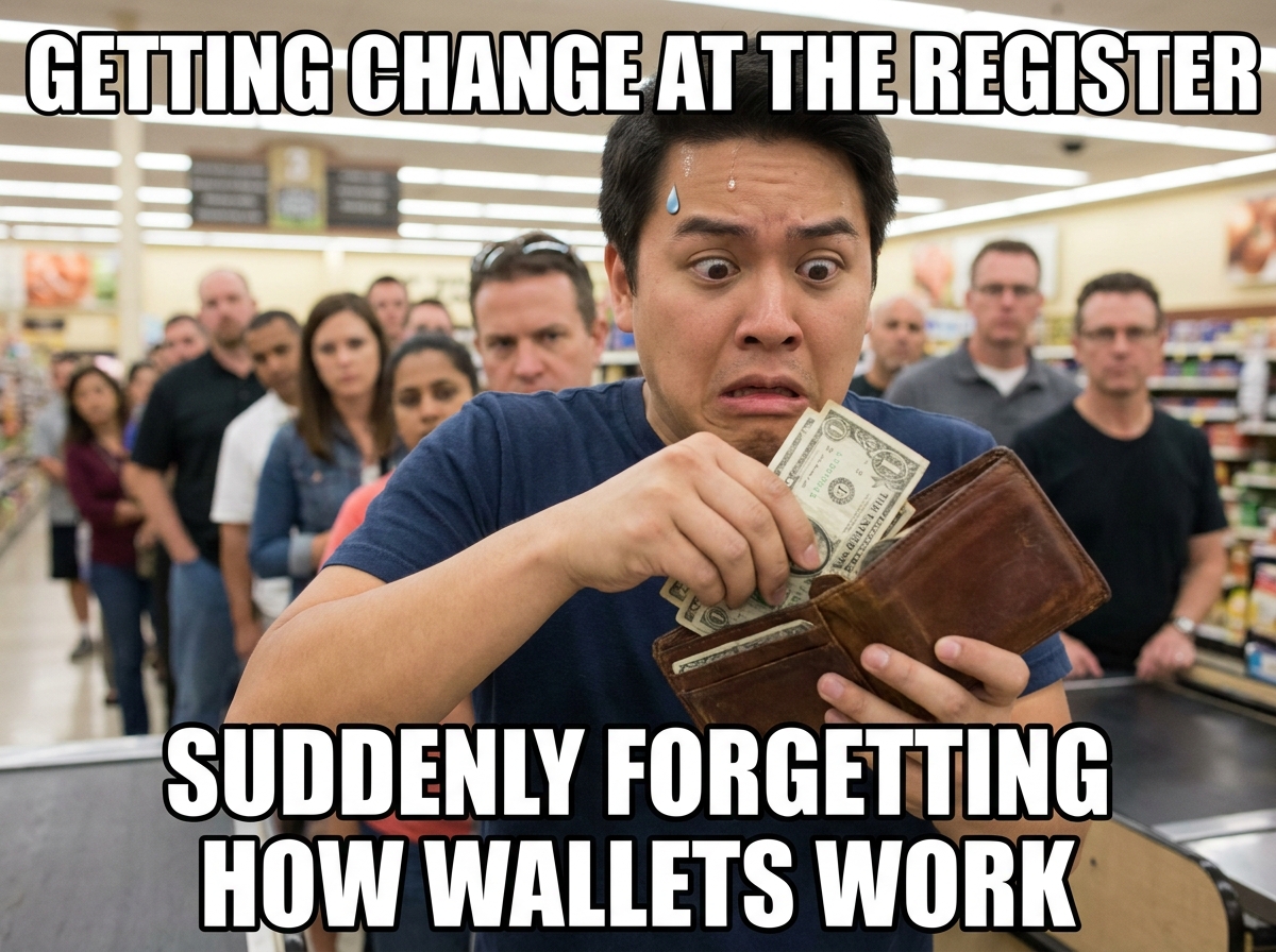 The Checkout Line Wallet Panic