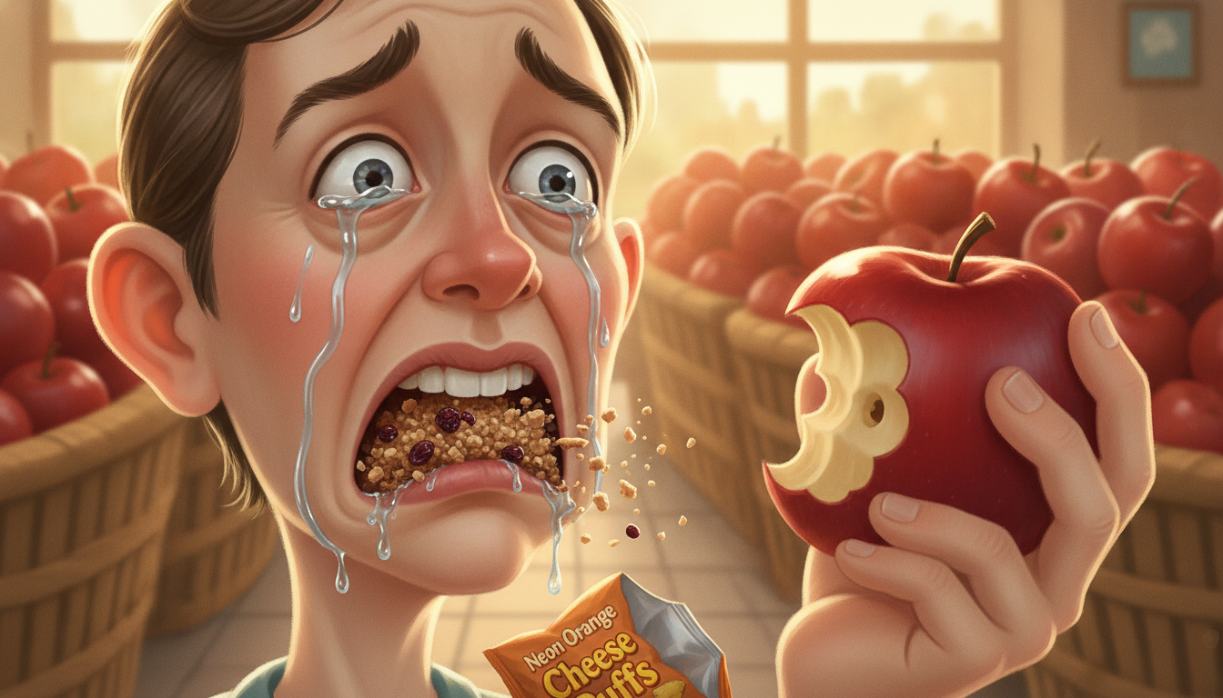 Apple Review: I Just Bit into a Crisp Red Sphere of Wet Sawdust and Sadness