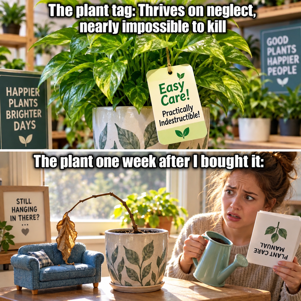 Houseplant Care Instructions