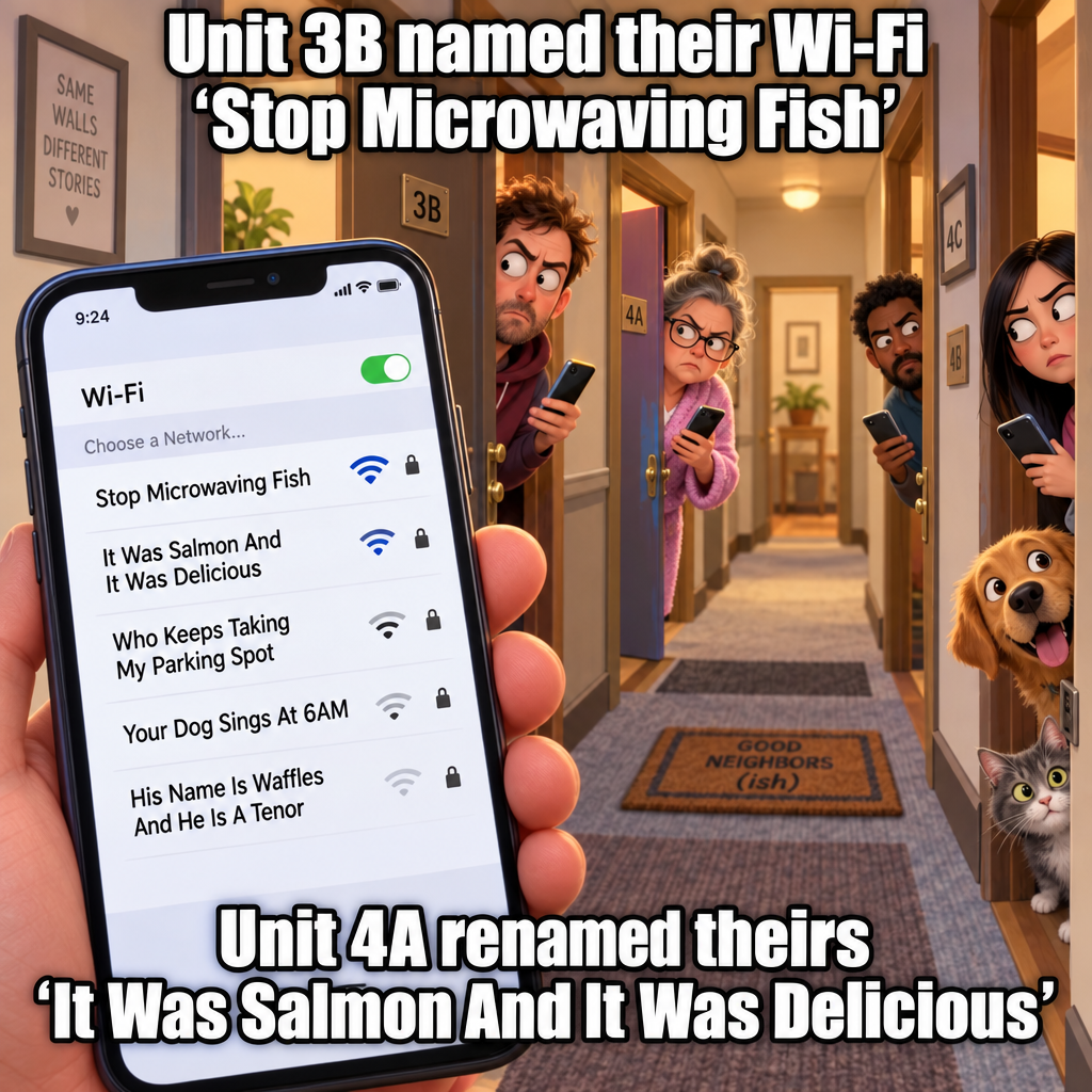 The Apartment Building Wi-Fi Name Cold War