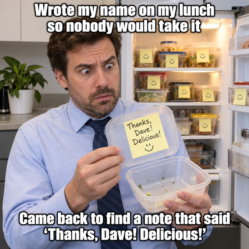 The Office Fridge Has a Pen Pal