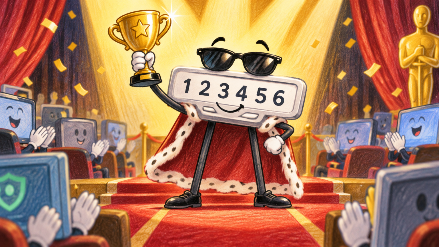 Local Password '123456' Wins Lifetime Achievement Award, Refuses to Retire