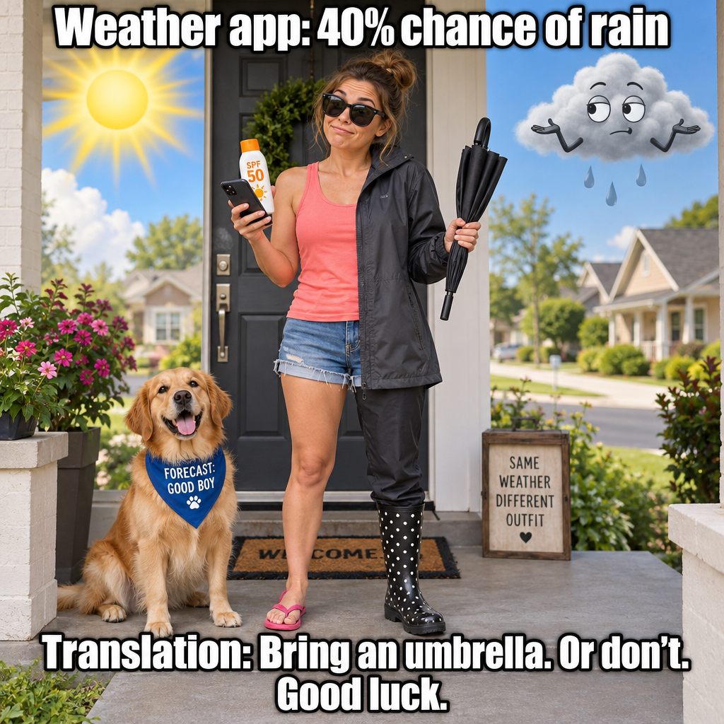 Weather App Commits to Absolutely Nothing
