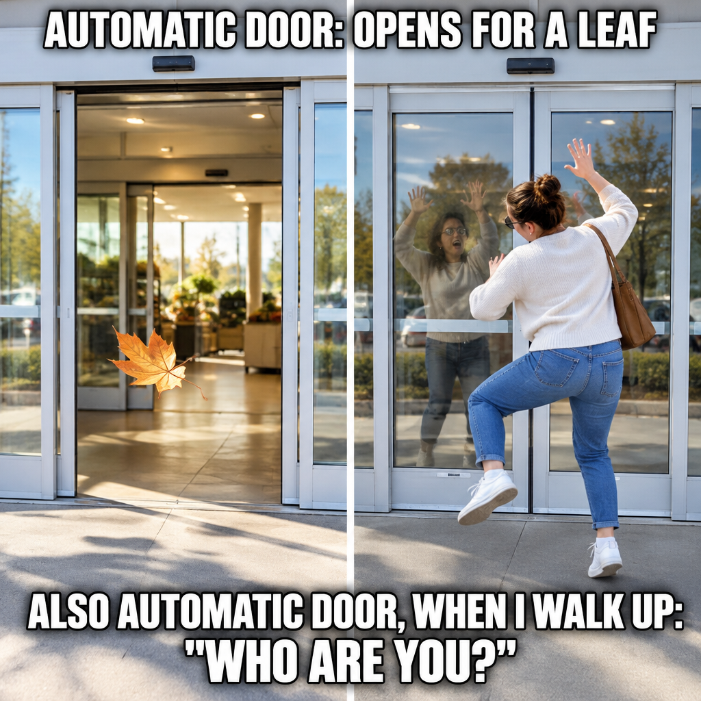 Automatic Door Pretends We've Never Met